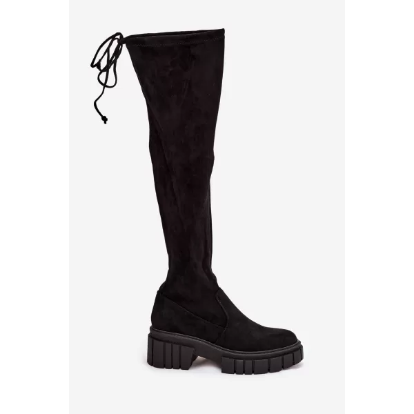  Pantofi de dama BOTO CHEERA 21449 NEGRU 