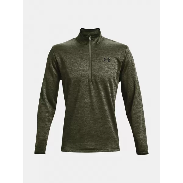  Hanorac pentru bărbați UNDER ARMOUR UA ARMOUR FLEECE 1/2 ZIP VERDE 
