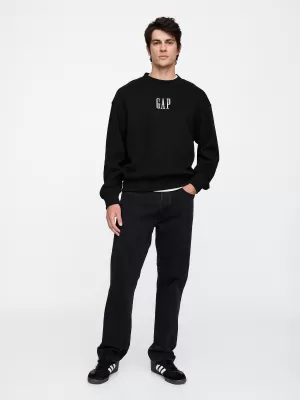 Hanorac pentru bărbați GAP CORP LOGO SWEATSHIRT 648026-10 NEGRU ADEVĂRAT