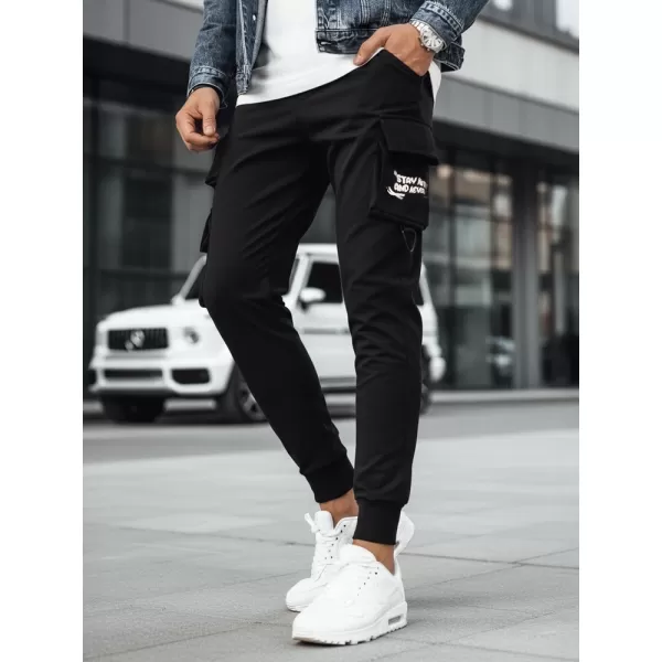  Pantaloni pentru bărbați DSTREET UX4161 NEGRU 