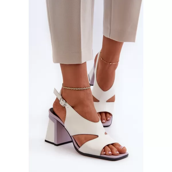  Sandale de dama D&A MR38-153 ALB 