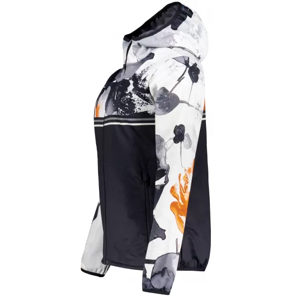  Jachetă softshell premium pentru femei ALTISPORT VOJ/ALW117JACK01 NEGRU/PORTOCALIU 