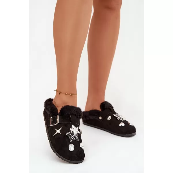  Papuci de damă BOTO THALORA 40801 NEGRU 