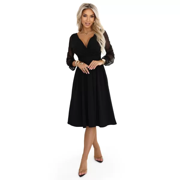  Rochie NUMOCO 657-1 NEGRU 
