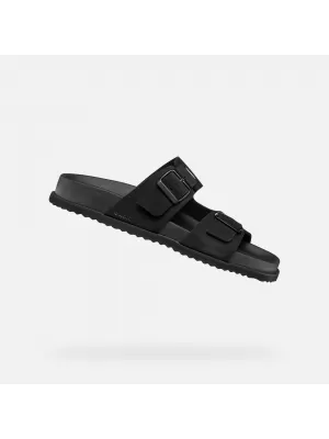 Papuci pentru bărbați GEOX PARNAIBA G014434 NEGRU