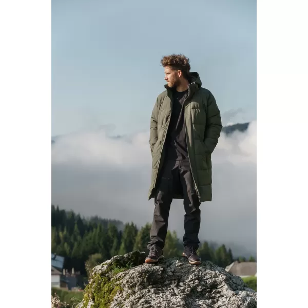  Palton de iarnă pentru bărbați NORDBLANC LOOM NBWJM8255 VERDE ARMATĂ 
