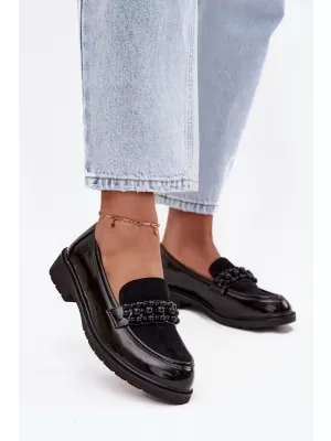 Mocasini de dama D&A HY52-541 NEGRU