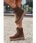 Pantofi dama BIG STAR SS274792 MARO/BEJ Pantofi Big Star