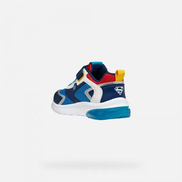  Adidași pentru băieți GEOX CIBERDRON J65LBB01454C4320 ALBASTRU 