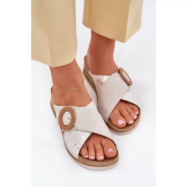  Sandale de dama INBLU RV000012 BEJ 