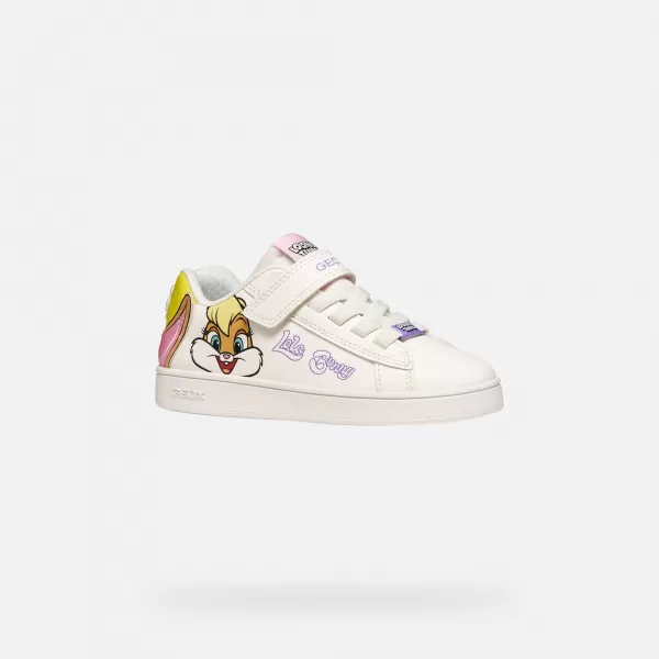  Adidași pentru fete GEOX ECLYPER J65LRH05411C0592 ALB 