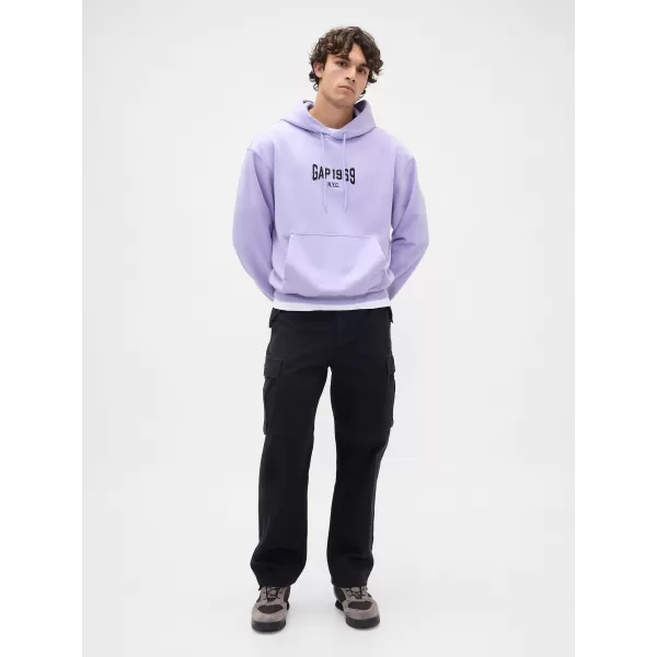  Hanorac pentru bărbați GAP LOGO PULLOVER HOODIE 821291-00 ORHIDEE 