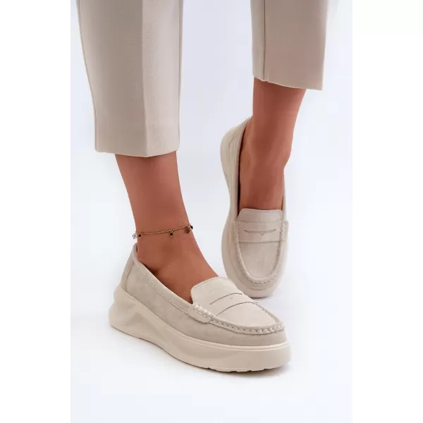  Mocasini de dama EVENTO FILIDIA BEJ 