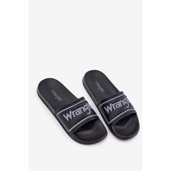  Papuci pentru bărbați WRANGLER AVERELL 20251042.25Y NEGRU 