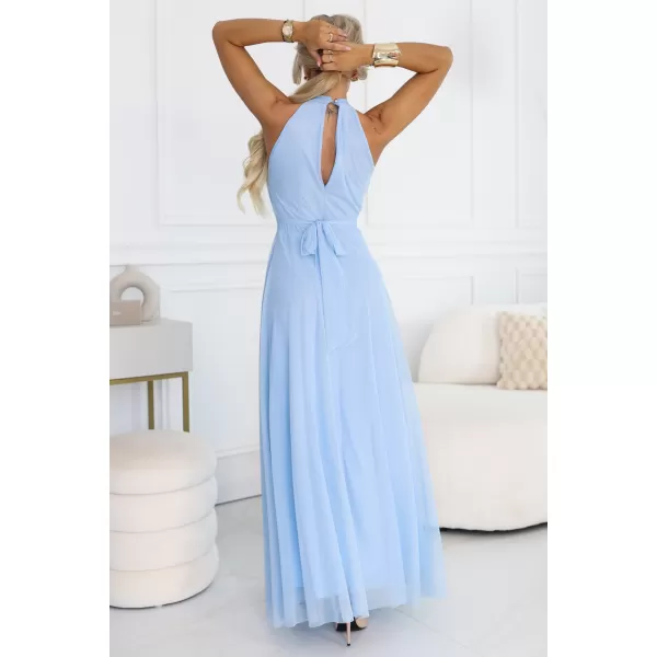  Rochie NUMOCO 662-1 ALBASTRU DESCHIS 