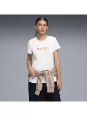 Tricou pentru femei PUMA ESS LOGO LAB TEE 691824_02 PUMA ALB