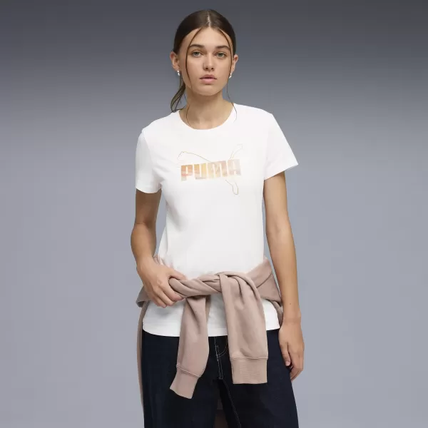  Tricou pentru femei PUMA ESS LOGO LAB TEE 691824_02 PUMA ALB 