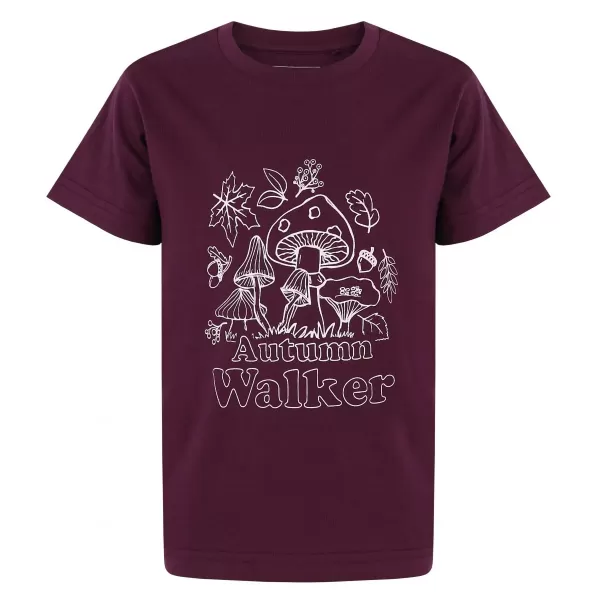  Tricou pentru copii HUSKY TEE MUSHROOM K VIOLET 