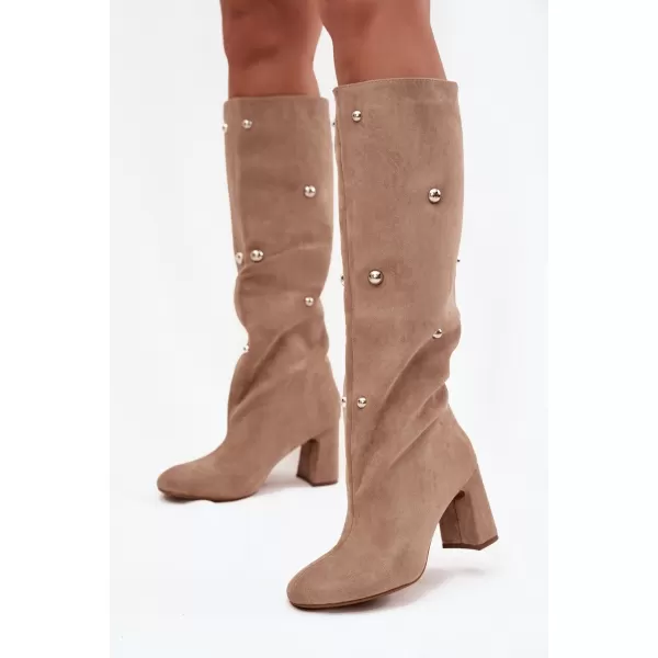  Cizme de dama BOTO LUCINDA 40118 KAKI 