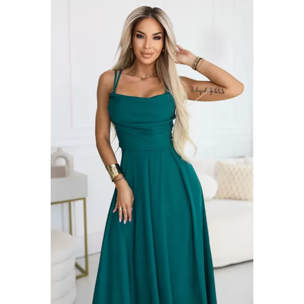  Rochie NUMOCO 589-6 VERDE STICLA 