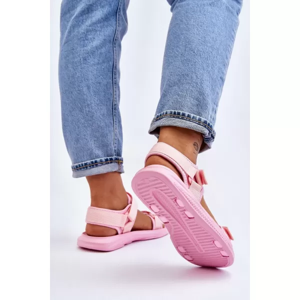  Sandale dama BIG STAR LL274729 ROZ Pantofi Big Star 