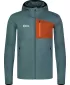 Hanorac powerfleece pentru bărbați NORDBLANC BRACKEN NBWFM8286 VERDE ÎNCHIS