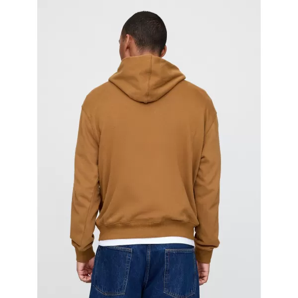  Hanorac pentru bărbați GAP LOGO PULLOVER HOODIE 744728-03 MARO STRĂLUCITOR 