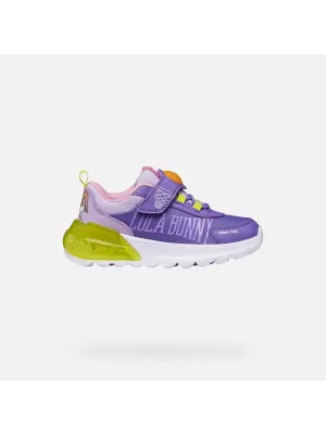 Adidași pentru fete GEOX ACTIVART ILLUMINUS J65LZA011CECN83A VIOLET