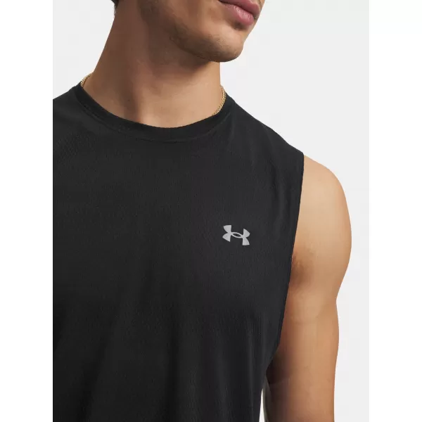  Maiou bărbătesc UNDER ARMOUR UA VELOCITI TANK 6010888-001 NEGRU 