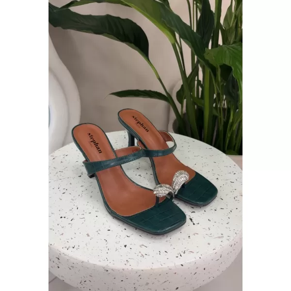 Pompe de damă cu toc BOTO LORISSA 41453 VERDE 