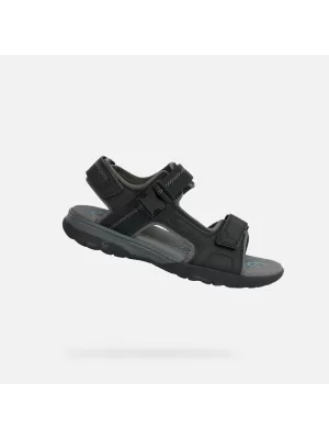 Sandale pentru bărbați GEOX SPHERICA EC5 G014392 NEGRU