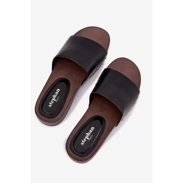  Papuci de damă BOTO TERISSA 41224 NEGRU 