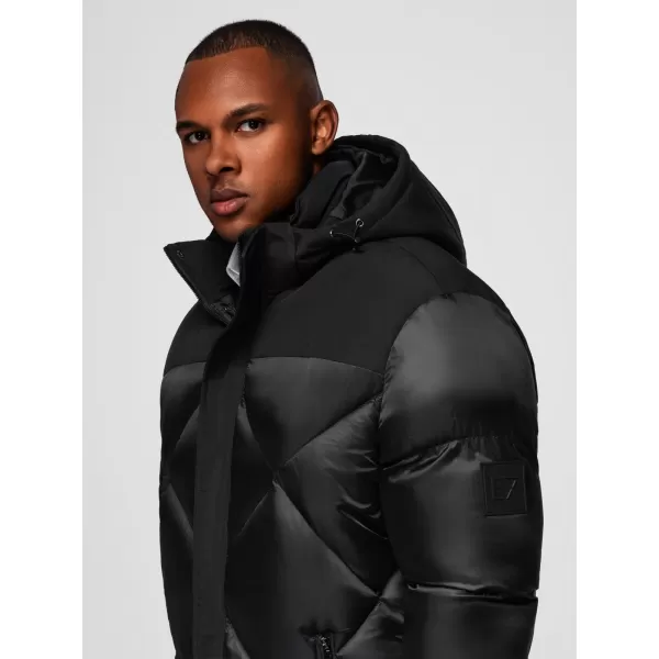  Jachetă pentru bărbați OMBRE OM-JAHP-0237 NEGRU 