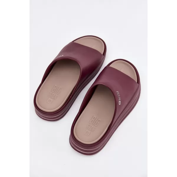  Papuci dama BIG STAR SS274425 RED Pantofi Big Star 
