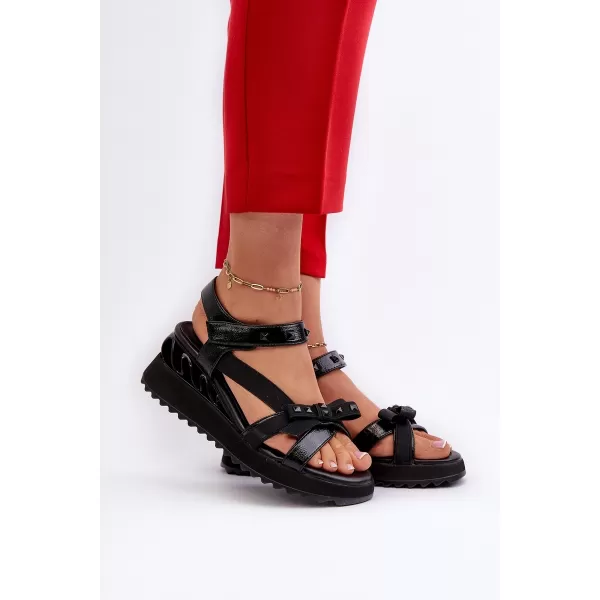  Sandale de dama D&A CR956 NEGRU 