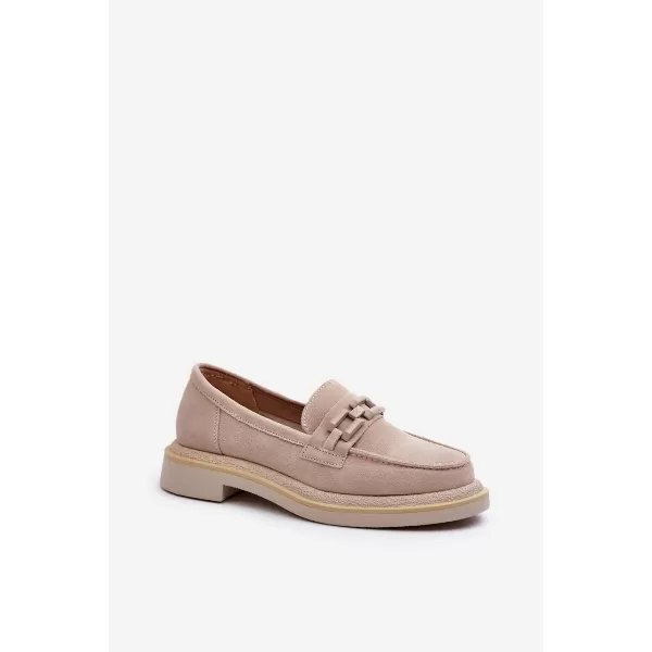  Mocasini de dama S.BARSKI HX52-222 BEJ 