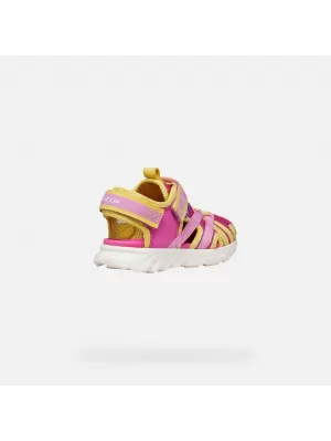 Sandale pentru fete GEOX SANDAL AIRADYUM J55MTB01454C8063 ROZ