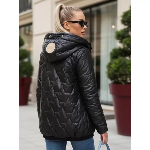  Geaca de dama DSTREET TY5546 NEGRU 