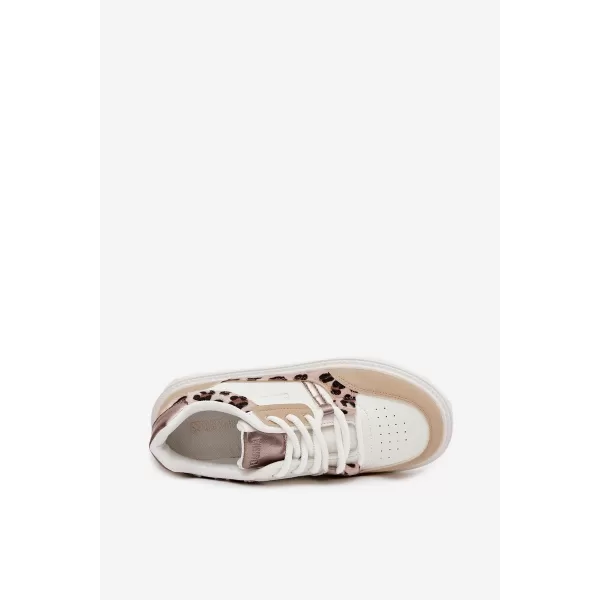  Adidași de damă BIG STAR SS274357 ALB/BEJ Pantofi Big Star 