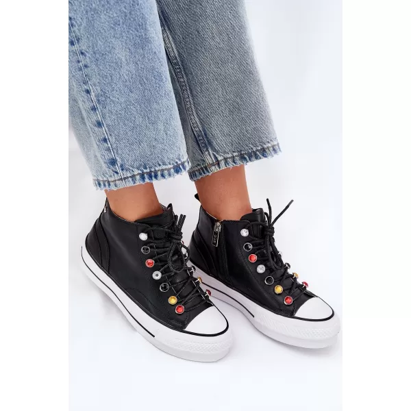  Pantofi de dama GOE RR2N4101 NEGRU 