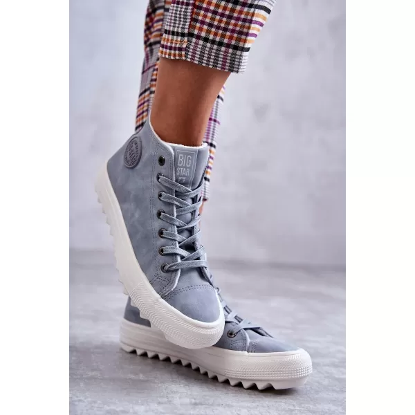  Adidași de damă BIG STAR EE274115 ALBASTRU DESCHIS Pantofi Big Star 