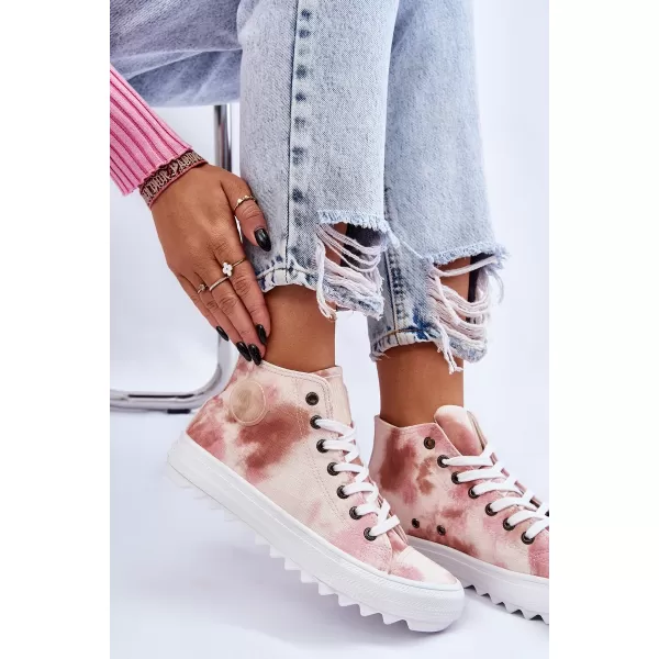  Adidași de damă BIG STAR LL274048 BEIGE/NUDE Pantofi Big Star 