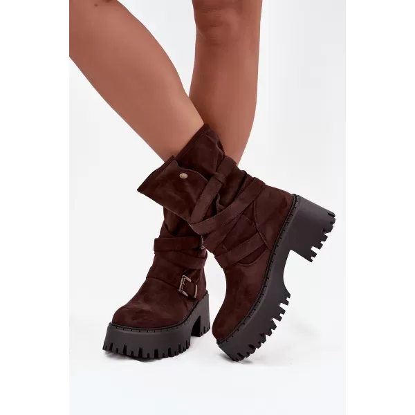  Pantofi de dama cu toc BOTO NERELISA 40379 MARO 