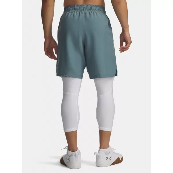  Pantaloni scurți pentru bărbați UNDER ARMOUR UA TECH WOVEN WORDMARK SHORT 1383356-587 ALBASTRU 