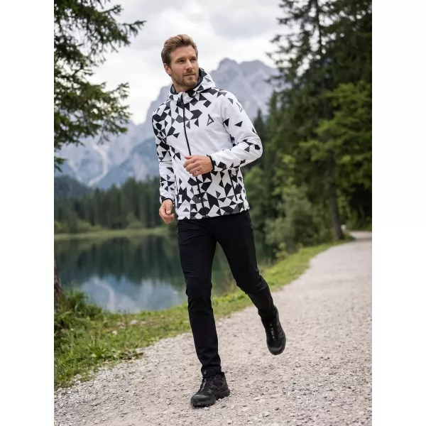  Jachetă softshell premium pentru bărbați ALTISPORT VOJ/ALM108JACK01 ALB 