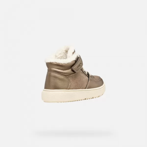  Adidași pentru fete GEOX THELEVEN AB J56HTA077BCC9006 DE AUR 