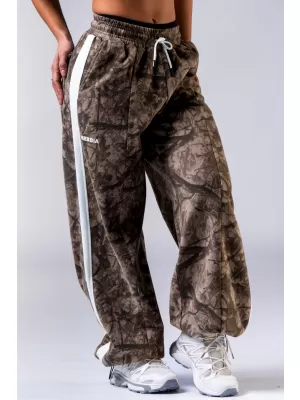 Pantaloni de trening supradimensionati POWER 896 LIGHT BROWN CAMO Nebbia