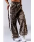 Pantaloni de trening supradimensionati POWER 896 LIGHT BROWN CAMO Nebbia
