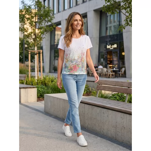  Tricou pentru femei ALTISPORT HELINA ALB 