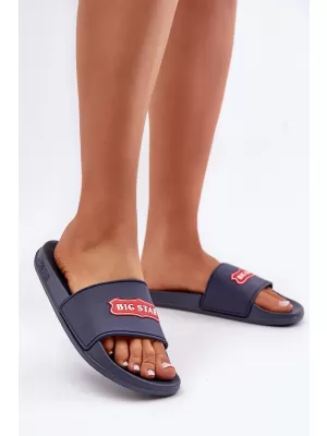 Papuci dama BIG STAR OO274039 ALBASTRU Pantofi Big Star